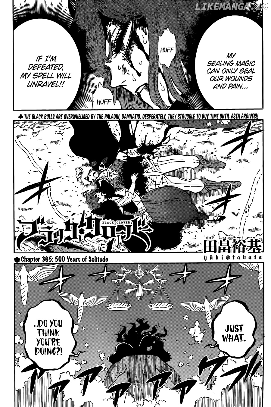 Black Clover chapter 365 image 01